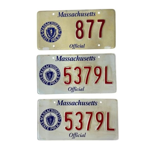 The Departed (2006) - 3 Screen Used Police License Plates
