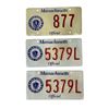 Image 1 : The Departed (2006) - 3 Screen Used Police License Plates