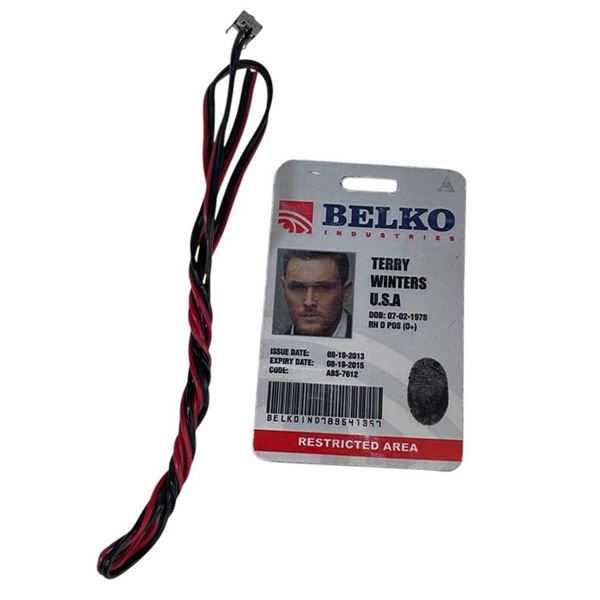 The Belko Experiment (2016) - Belko ID Card and Hidden Camera.