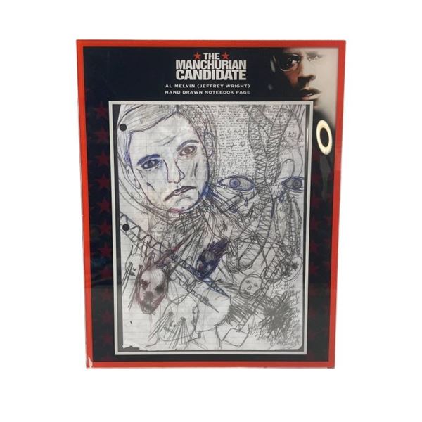 The Manchurian Candidate (2004) - Screen-Matched Hand Drawn Notebook Page (Framed)