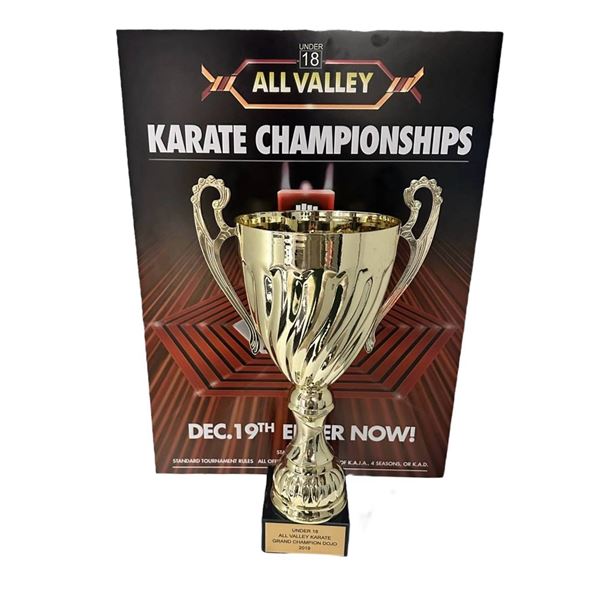 Cobra Kai (2018-2023) - Kreese (Martin Kove) All Valley Karate Grand Champion Dojo Trophy