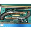 Image 2 : Dawes London Officers' Flint Lock  pistols .58c Barrel length 8 inch, cirrca 1799-1805, in a fitted 