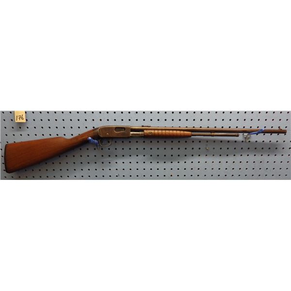 Remington, pump action, .22 short, long and long rifle. serial number RW149542