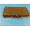Image 11 : Canvas covered case with key, 14 1/2" x7 1/4" x 2 3/4", makers label "Gallyon & Sons, Makers, Cambri