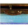 Image 6 : Canvas covered case with key, 14 1/2" x7 1/4" x 2 3/4", makers label "Gallyon & Sons, Makers, Cambri