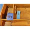 Image 10 : Leather covered wood case, 14" x 7 1/2" x 2 1/2", lock but no key  - CONSIGN # PC 4