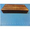 Image 11 : Mahogany case, 14 1/4" x 7 1/2" x 2 1/4", fitted for a large revolver, no key  - CONSIGN # PC 5