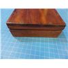 Image 8 : Mahogany case, 9 1/4" x 5 3/4" x 2 1/4", fitted for a small pistol, with key and label "W. Child, St