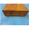 Image 10 : Oak case, 9 1/2" x 5 3/4" x 2" , futted foe a small percussion pistol, no label or key - CONSIGN # P