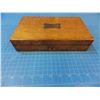 Image 5 : Oak case, 9 1/2" x 5 3/4" x 2" , futted foe a small percussion pistol, no label or key - CONSIGN # P