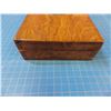 Image 6 : Oak case, 9 1/2" x 5 3/4" x 2" , futted foe a small percussion pistol, no label or key - CONSIGN # P