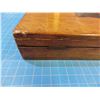 Image 8 : Oak case, 9 1/2" x 5 3/4" x 2" , futted foe a small percussion pistol, no label or key - CONSIGN # P