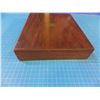 Image 9 : Mahogany case, 11 1/2" x 9 1/2" x 2 1/2" , fitted for a pair of pepperbox revolvers, no key or label