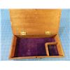 Image 2 : Mahogany case, 6 3/4" x 3 1/2" x 1 1/2", for a very small pistol - CONSIGN # PC 11