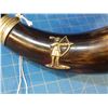 Image 6 : A rare antique signal horn attibuted to the Queen's Rangers First American Regiment of Robert Rogers