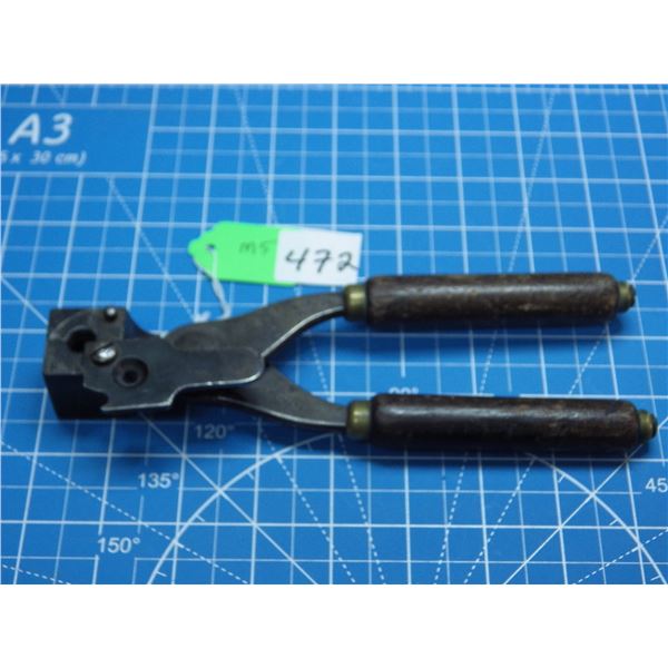 Winchester bullet mold marked 38 WCF