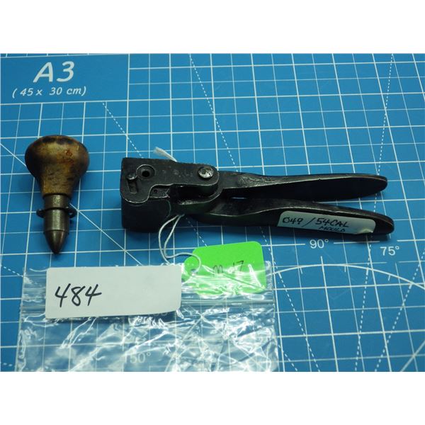 Unknown 54 caliber bullet mold, missing hollow base button which can be easily made on a lathe, alon