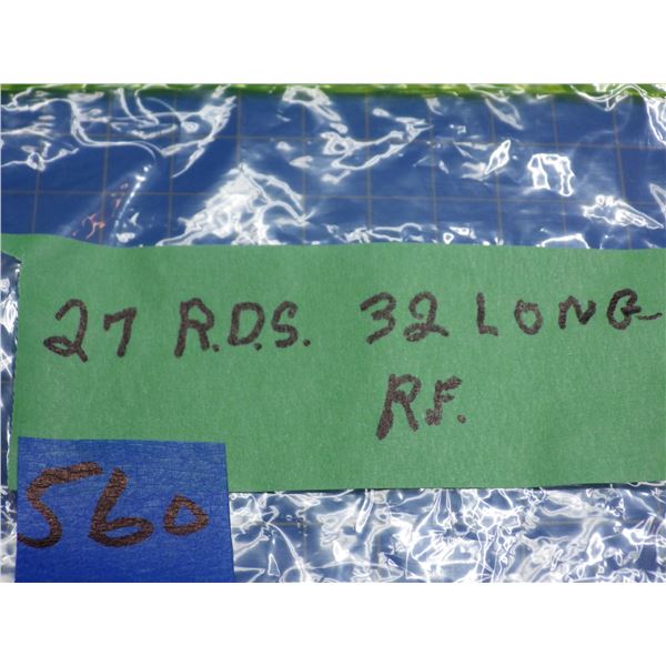 Collector Ammunition, 32 long rim fire.