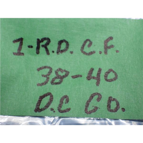 Collector Ammunition 38 - 40.