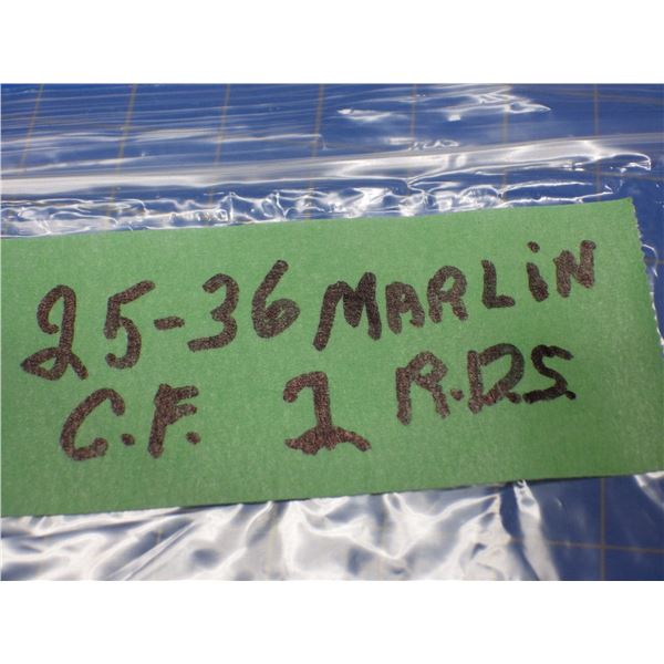 Collector Ammunition 25 - 36 Marlin