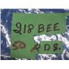 Image 1 : Lot of 50 rounds of 218 Bee ammunition.