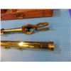 Image 5 : Cased Victorian brass telescope.   CONSIGN # G137