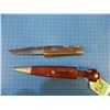 Image 4 : Folding bowie with 7 1/2" clip point blade, marked Weidmann Heils, Solingen Germany