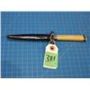 Image 1 : Boot dagger with 4 3/4" double edged blade with bone handle marked "Sim Patia", no manufacturers nam