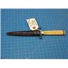 Image 2 : Boot dagger with 4 3/4" double edged blade with bone handle marked "Sim Patia", no manufacturers nam