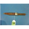 Image 2 : Bowie knife with 7 1/4" clip point blade, sheath and blade marked "Eyre Ward & Co, Sheaf Works, Shef
