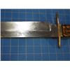 Image 9 : Bowie knife with 7 1/4" clip point blade, sheath and blade marked "Eyre Ward & Co, Sheaf Works, Shef