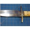 Image 12 : Bowie knife with 7" spear point blade, marked "Christopher Johnson & Co Western Works Sheffield, wit