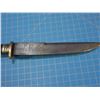 Image 4 : Bowie knife with 7 1/2" clip point bladewith W.F.& Co. etched on it, no other visible manufacturer's