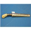 Image 1 : Antique Philippine Muslim Moro Punal Keris Kris having 7” classical wavy blade with bone ha