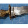 Image 8 : A magnificent antique Philippine Muslim Moro Punal Keris Kris having a 13” classical wavy b