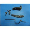 Image 1 : Parts from a Wheeler & Son tradegun consisting of the butplate, trigger guard, trigger, percussion l
