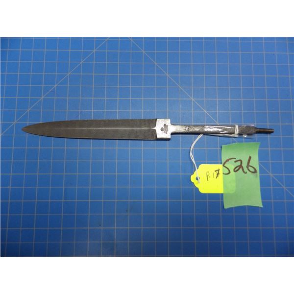 damascus double edged dagger blade 5 3/4" long mared HUBERTUS, SOLINGEN