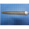 Image 5 : damascus double edged dagger blade 5 3/4" long mared HUBERTUS, SOLINGEN