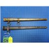 Image 1 : 2 metal scabbards for military daggers one missing ring