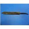 Image 2 : unknown 9 3/4" double edged blade in brass sheath marked 2nd Royal Surry no. 1