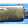 Image 3 : unknown 9 3/4" double edged blade in brass sheath marked 2nd Royal Surry no. 1
