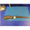 Image 3 : Walnut gun stock for a long action -- HAS CHIP OUT JUST BEFORE BOLT HANDLE.
