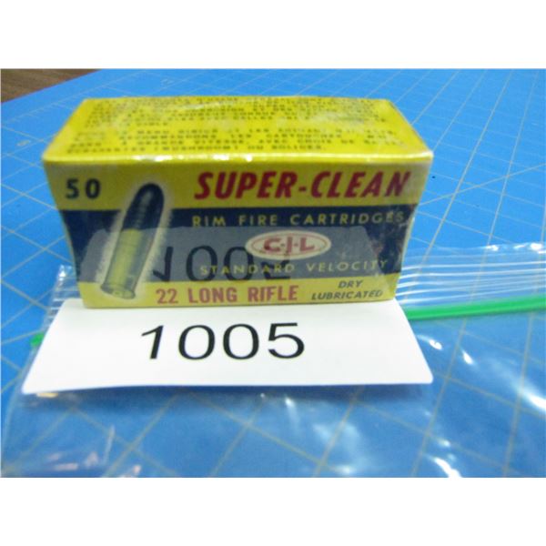 COLLECTOR BOX OF .22 AMMO