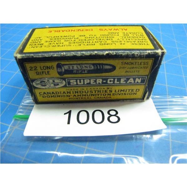 COLLECTOR BOX OF .22 AMMO