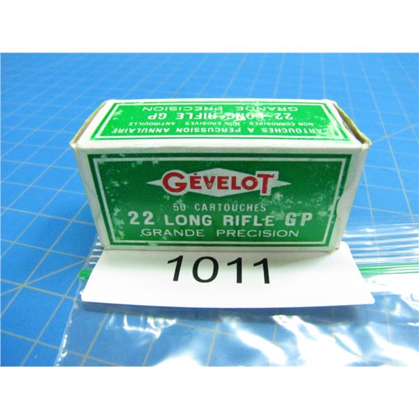 COLLECTOR BOX OF .22 AMMO