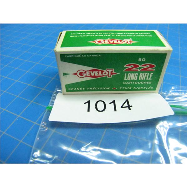 COLLECTOR BOX OF .22 AMMO