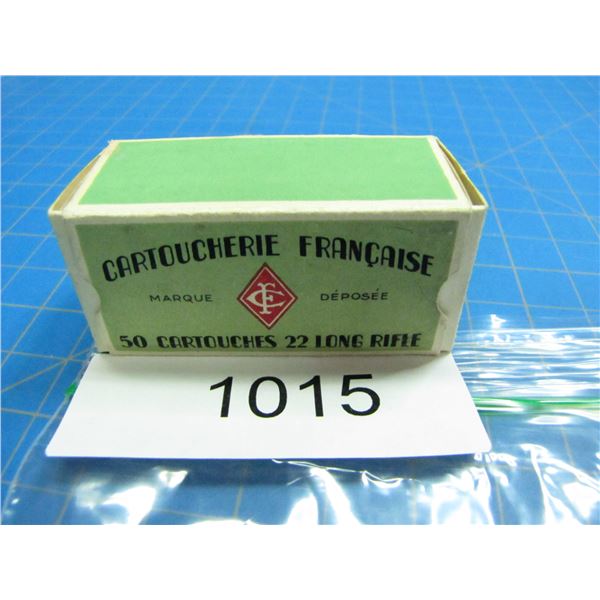 COLLECTOR BOX OF .22 AMMO