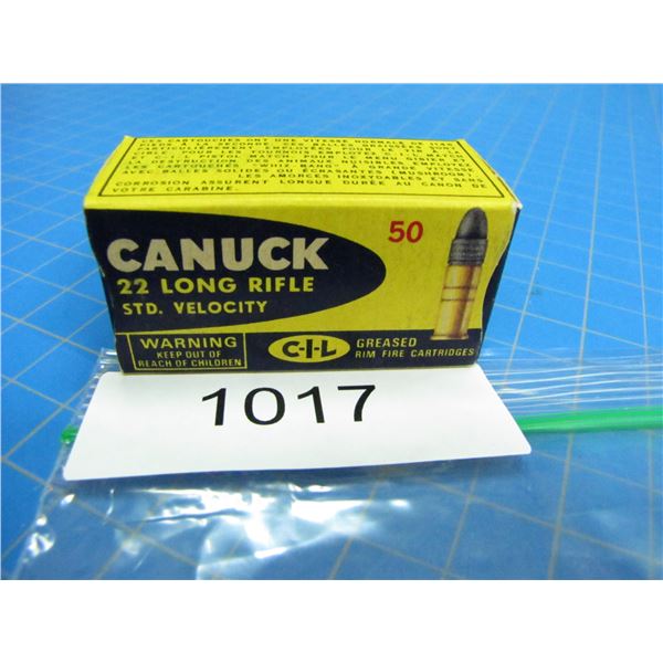 COLLECTOR BOX OF .22 AMMO