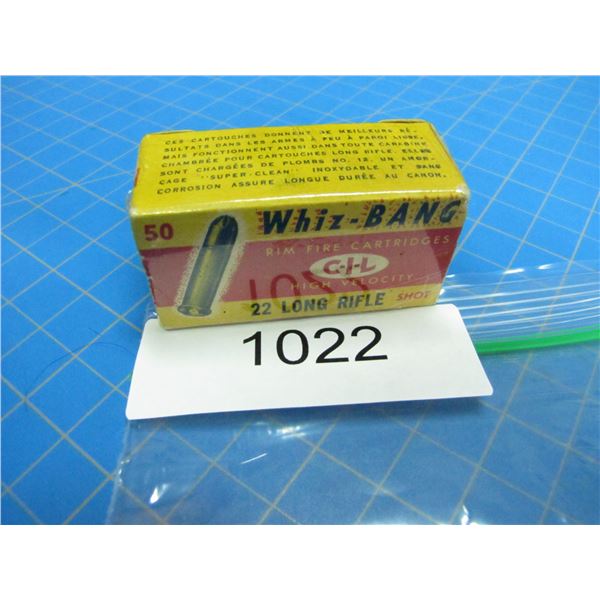 COLLECTOR BOX OF .22 AMMO