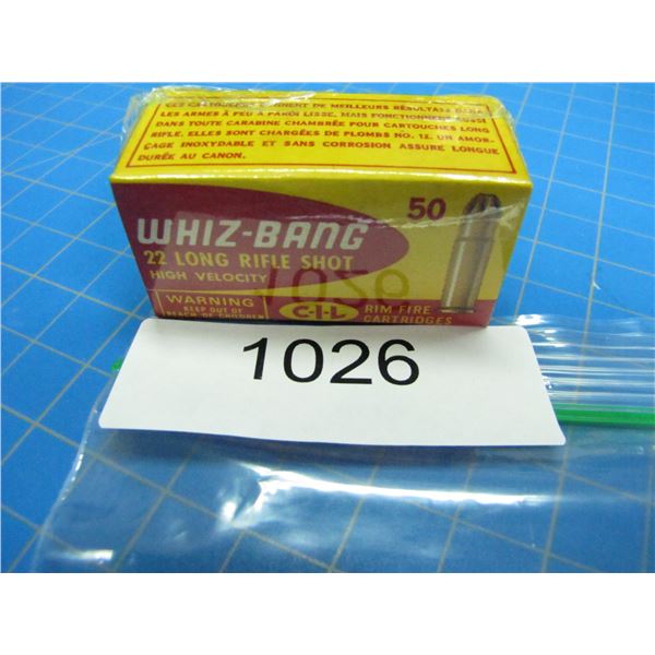 COLLECTOR BOX OF .22 AMMO